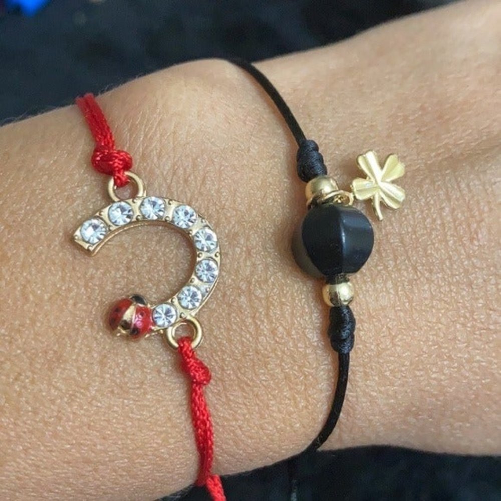 Ladybug Luck and protection bracelet